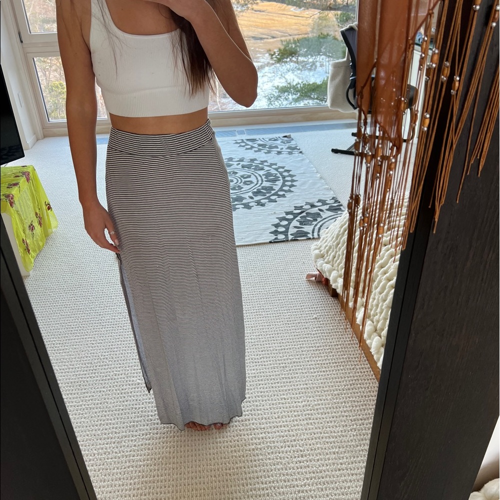 Brandy Melville Striped maxi skirt